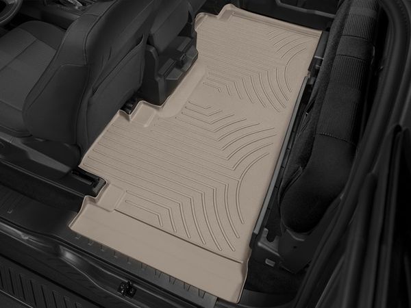 Коврики Weathertech Beige для Ford F-150 (mkXIII)(extended cab)(1 row - 2pcs.)(1 row bench seats) 2015-2020 - Фото 3