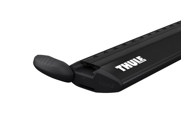Багажник на гладкий дах Thule Wingbar Evo Rapid Black для Nissan Tiida (mkII)(C13)(хетчбэк) 2014→ - Фото 3