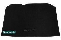 Двухслойные коврики Sotra Classic Black для Audi Q3/RS Q3 (mkI)(без сетчатого органайзера)(багажник) 2011-2018