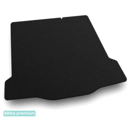 Двошарові килимки Sotra Premium Black для Ford Focus (mkIV)(седан)(багажник) 2018→ - Фото 1