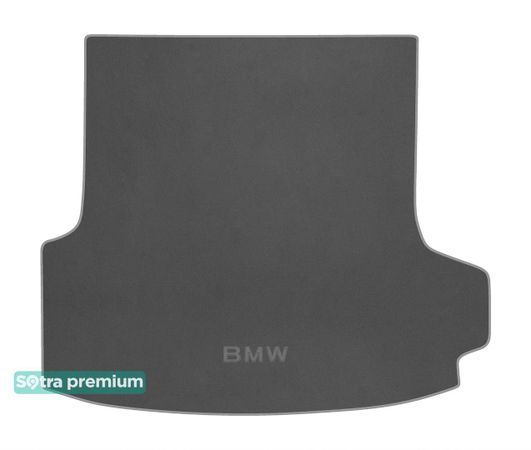 Двошарові килимки Sotra Premium Grey для BMW 3-series (F34)(Gran Turismo)(багажник) 2013-2020 - Фото 1