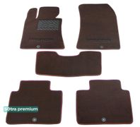 Двошарові килимки Sotra Premium Chocolate для Hyundai Genesis (mkI) 2008-2011 - Фото 1
