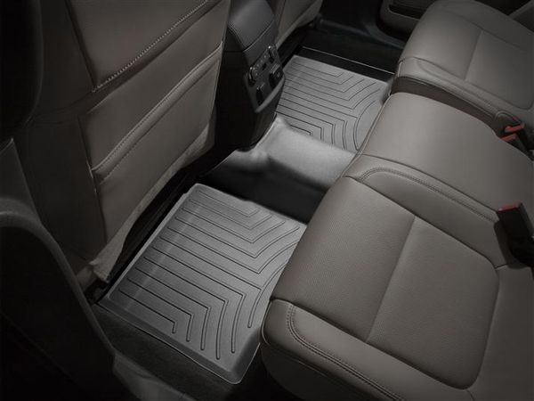 Коврики Weathertech Black для Ford Explorer (mkV)(1-2 row)(2 row bench seats or bucket without console) 2011-2014 - Фото 3