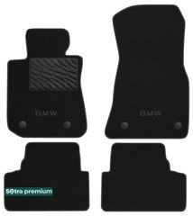 Двошарові килимки Sotra Premium Black для BMW i4 (G26)(ліфтбек)(електро) 2020→