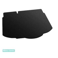 Двошарові килимки Sotra Classic Black для Chevrolet Aveo (mkII)(хетчбек)(багажник) 2011-2020