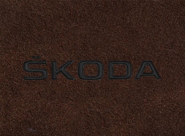Двухслойные коврики Sotra Premium Chocolate для Skoda Superb (mkIII)(универсал)(нижний уровень)(багажник) 2015→ - Фото 2
