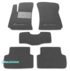Двухслойные коврики Sotra Premium Grey для Daewoo Lanos (mkI) 1997-2017
