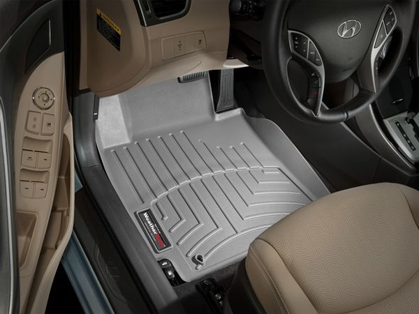 Коврики Weathertech Grey для Hyundai Elantra (sedan & coupe)(mkV) 2011-2013 - Фото 2