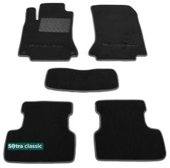Двухслойные коврики Sotra Classic Black для Mercedes-Benz A-Class (W176) / B-Class (W246) 2012-2018