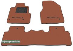 Двухслойные коврики Sotra Premium Terracotta для Honda Pilot (mkII)(1-2 ряд) 2009-2015
