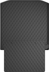Резиновые коврики в багажник Gledring для Skoda Octavia (mkIII)(универсал) 2012-2019 (нижний)(багажник с защитой)