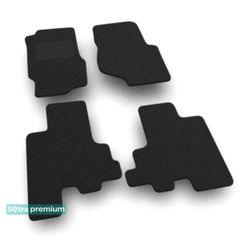 Двошарові килимки Sotra Premium Black для Chevrolet TrailBlazer (mkI) 2001-2008