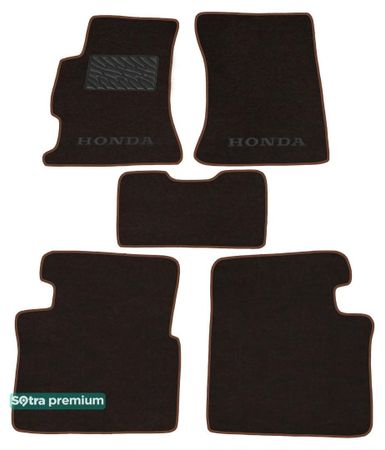 Двошарові килимки Sotra Premium Chocolate для Honda Accord (mkVI)(CG/CH) 1999-2002 (EU) - Фото 1