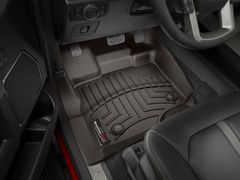 Коврики Weathertech Choco для Ford F-150 (mkXIII)(SuperCab & SuperCrew)(2 pcs.)(1 row) 2015-2020 - Фото 2