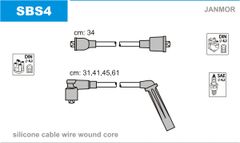 Дроти запалювання Janmor SBS4 для Saab 900 2.0 Turbo 16S (B202XL) / 2.1 16V (B212I) - Фото 1