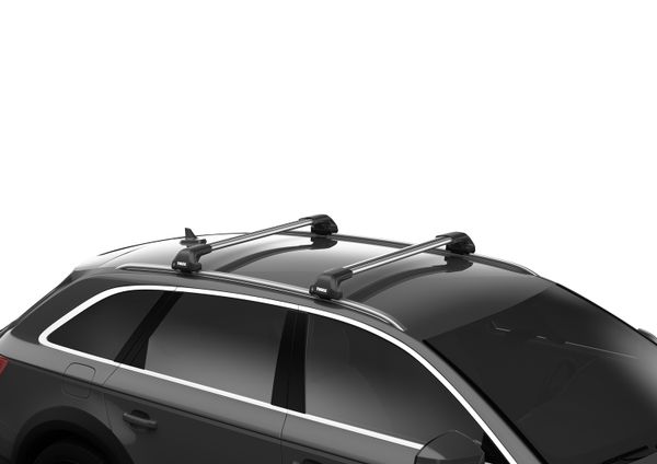 Багажник на інтегровані рейлінги Thule Wingbar Edge для Hyundai Santa Fe (mkIII) 2012-2018 - Фото 2