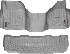 Коврики Weathertech Grey для Ford Super Duty (double cab)(mkII)(no 4x4 shifter)(1 row - 1pc.) 2008-2010 automatic