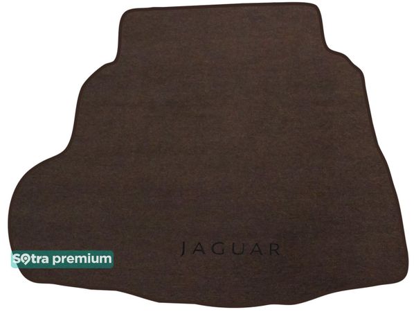 Двошарові килимки Sotra Premium Chocolate для Jaguar XF (mkII)(седан)(без Technology Package)(багажник) 2015→ - Фото 1