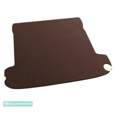 Двошарові килимки Sotra Premium Chocolate для Mitsubishi Pajero (mkIV)(5-дв.)(з вогнегасником)(багажник) 2006-2021