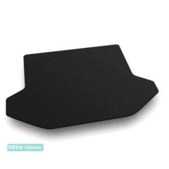Двухслойные коврики Sotra Classic Black для Chery Tiggo 5 (mkI)(багажник) 2013-2021