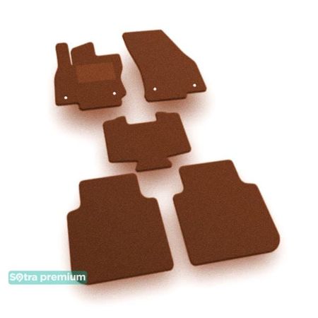 Двошарові килимки Sotra Premium Terracotta для Volkswagen Tiguan (mkII)(Allspace)(1-2 ряд) 2016→ - Фото 1