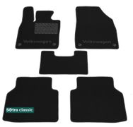 Двошарові килимки Sotra Classic Black для Volkswagen ID.4 (mkI) 2020→ - Фото 1