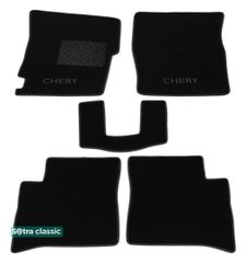 Двухслойные коврики Sotra Classic Black для Chery Jaggi / QQ6 (mkI) 2006-2013