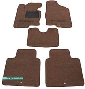 Двошарові килимки Sotra Premium Chocolate для Hyundai Grandeur (mkV) 2011-2017 - Фото 1