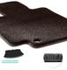 Двошарові килимки Sotra Magnum Black для Mitsubishi Pajero (mkII)(3-дв.)(багажник) 1991-2000