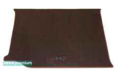 Двошарові килимки Sotra Premium Chocolate для Jeep Wrangler Unlimited (mkIV)(JL)(багажник) 2019→