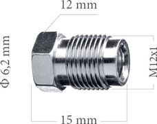 Наконечник WP 5-100-102X (M12х1) під трубку 6.0мм - Фото 1