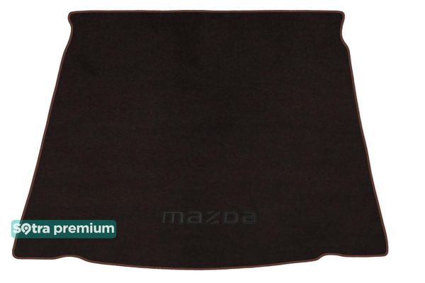 Двошарові килимки Sotra Premium Chocolate для Mazda 6 (mkIII)(седан)(багажник) 2012→ - Фото 1