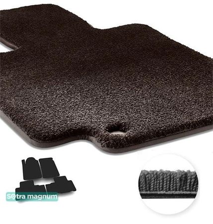 Двошарові килимки Sotra Magnum Black для SsangYong Rexton (mkI)(1-2 ряд) 2012-2017 - Фото 1