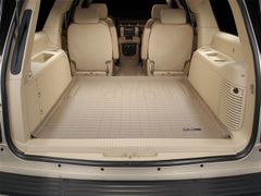 Коврик Weathertech Beige для Cadillac Escalade ESV (mkIII); Chevrolet Suburban (mkX)(trunk behind 2 row) 2007-2014 - Фото 2