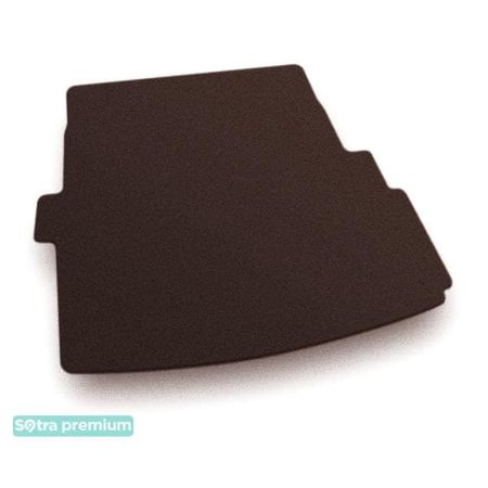 Двошарові килимки Sotra Premium Chocolate для Jaguar XE (X760)(без Pro навигации)(без ниши слева)(багажник) 2015→ - Фото 1