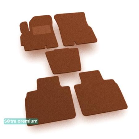Двошарові килимки Sotra Premium Terracotta для Chery Tiggo 5 (mkI) 2013-2021 - Фото 1