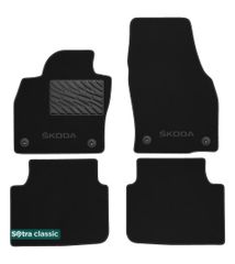 Двошарові килимки Sotra Classic Black для Skoda Scala (mkI) 2019→