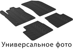 Резиновые коврики Gledring для Renault/Dacia Logan (mkI)(1 ряд) 2004-2012 - Фото 1
