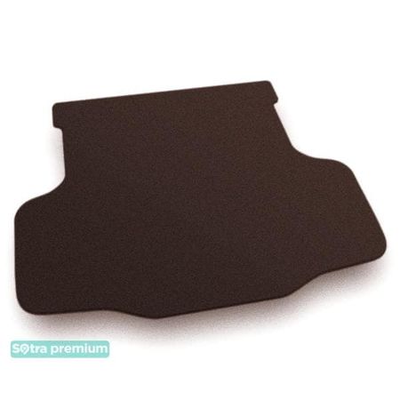Двошарові килимки Sotra Premium Chocolate для Nissan Almera (N17) / Versa (N17)(багажник) 2011-2021 - Фото 1