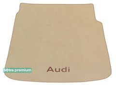 Двошарові килимки Sotra Premium Beige для Audi A7/S7/RS7 (mkI)(багажник) 2010-2018