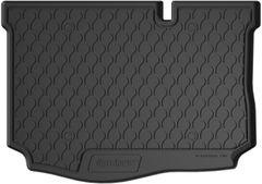 Гумовий килимок у багажник Gledring для Ford Fiesta (mkVII)(5-дв.) 2017→ (нижній)(багажник із захистом) - Фото 2