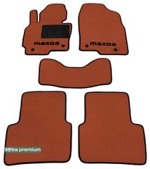 Двухслойные коврики Sotra Premium Terracotta для Mazda CX-5 (mkI) 2012-2017 (EU)