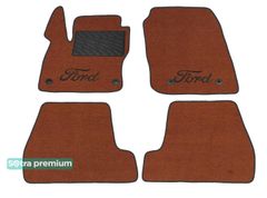 Двошарові килимки Sotra Premium Terracotta для Ford Focus (mkIII) 2015-2018