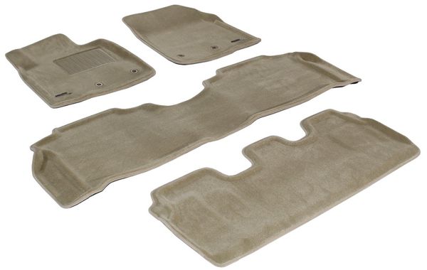 Тришарові килимки Sotra 3D Royal Beige для Lexus LX570 (J200)(1-2 ряд) 2012→ - Фото 1