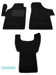 Двошарові килимки Sotra Premium Black для Mercedes-Benz Vito / Viano (W639)(1 ряд) 2003-2014