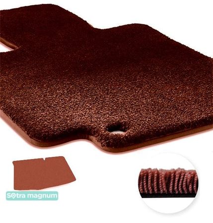 Двошарові килимки Sotra Magnum Red для Hyundai i20 (mkI)(багажник) 2008-2014 - Фото 1