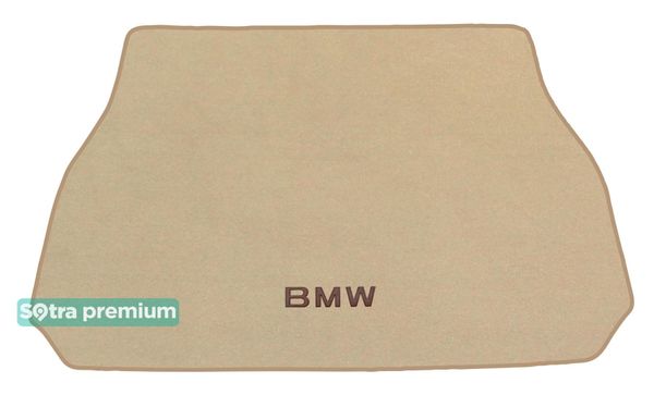 Двухслойные коврики Sotra Premium Beige для BMW X5 (E53)(багажник) 1999-2006 - Фото 1