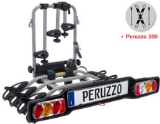 Велокріплення з кріпленням для лиж  Peruzzo 706-4 Parma 4 + 389 Ski & Snowboard Carrier - Фото 1
