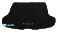 Двухслойные коврики Sotra Classic Black для Infiniti EX / QX50 (mkI)(багажник) 2008-2017