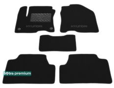 Двошарові килимки Sotra Premium Graphite для Hyundai Kona (mkI)(електро) 2017→ - Фото 1